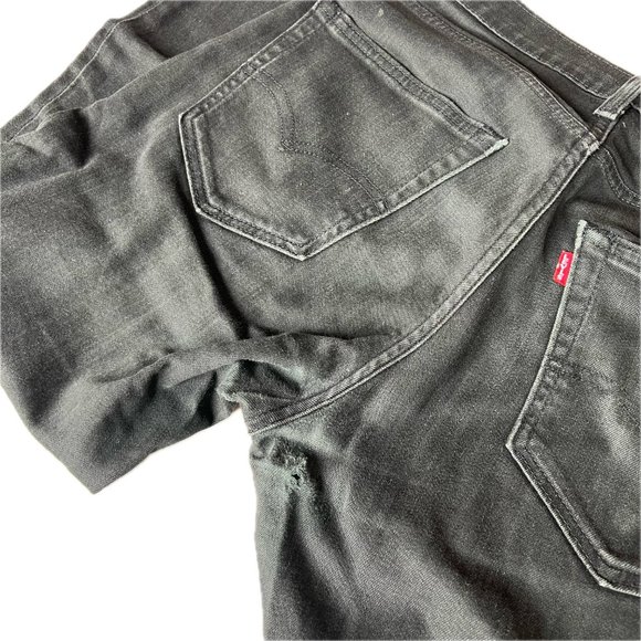 Levi's Signature 512 Slim Tapered Jeans - Black - Picture 4 of 5